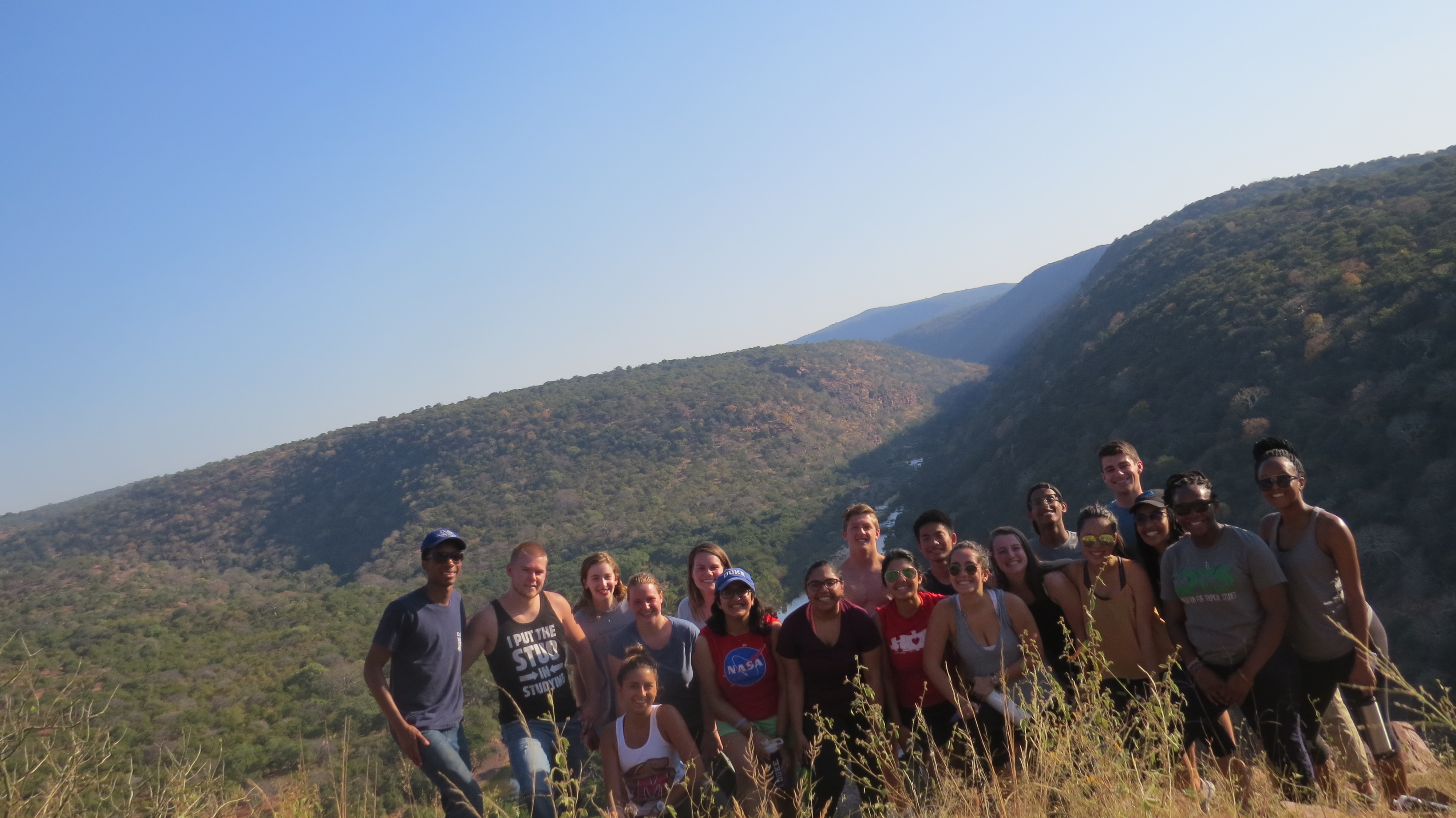 OTS Students after a Successful Climb at Tshulu Camp