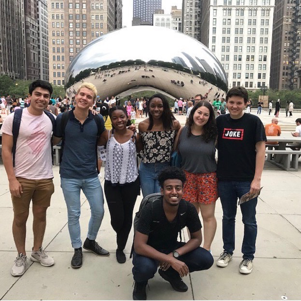 The Duke in Chicago 2017 cohort in front of the famous “Cloud Gate” sculpture, also known as the Chicago Bean.