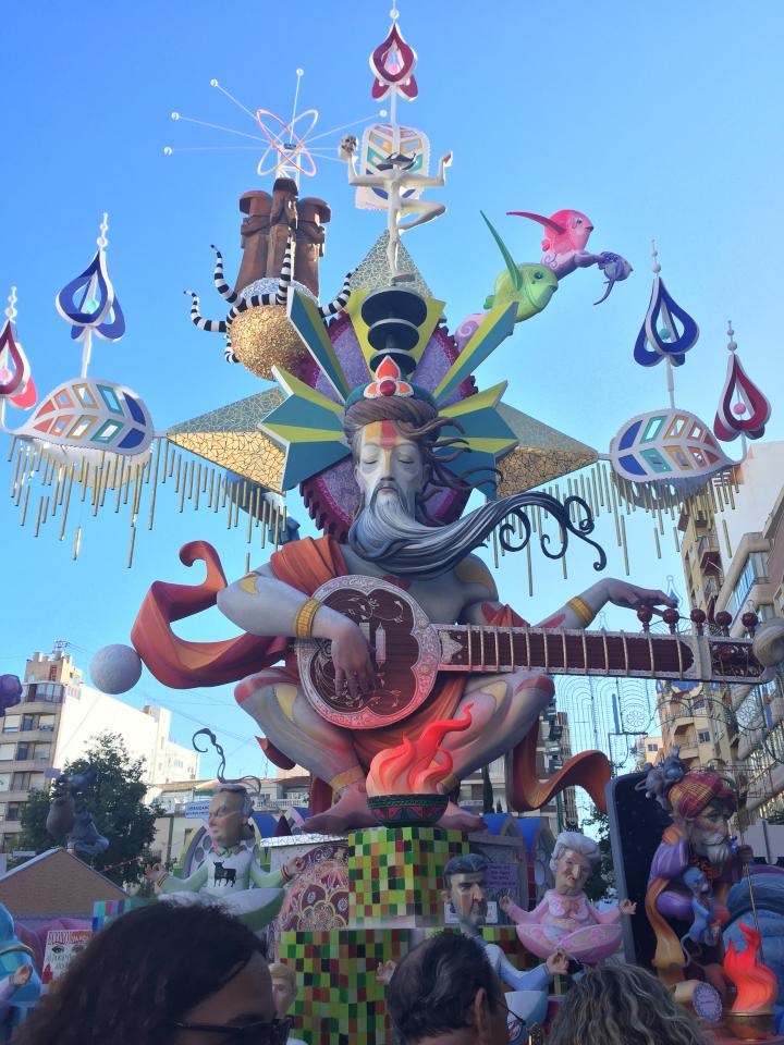 Festival of San Juan statues