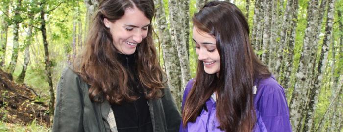 Tara Nagar and Isabella Turchetta in Perugia Italy