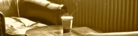 Photo of coffee in coffeehouse
