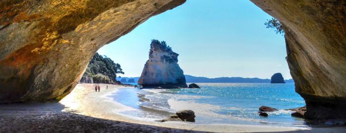 Cathedral Cove Beach New Zealand