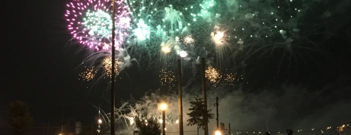 fireworks in montreal canada