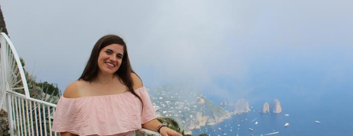 Me on top of Monte Solaro, Capri.