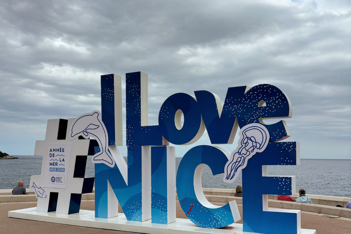 We love Nice! sign